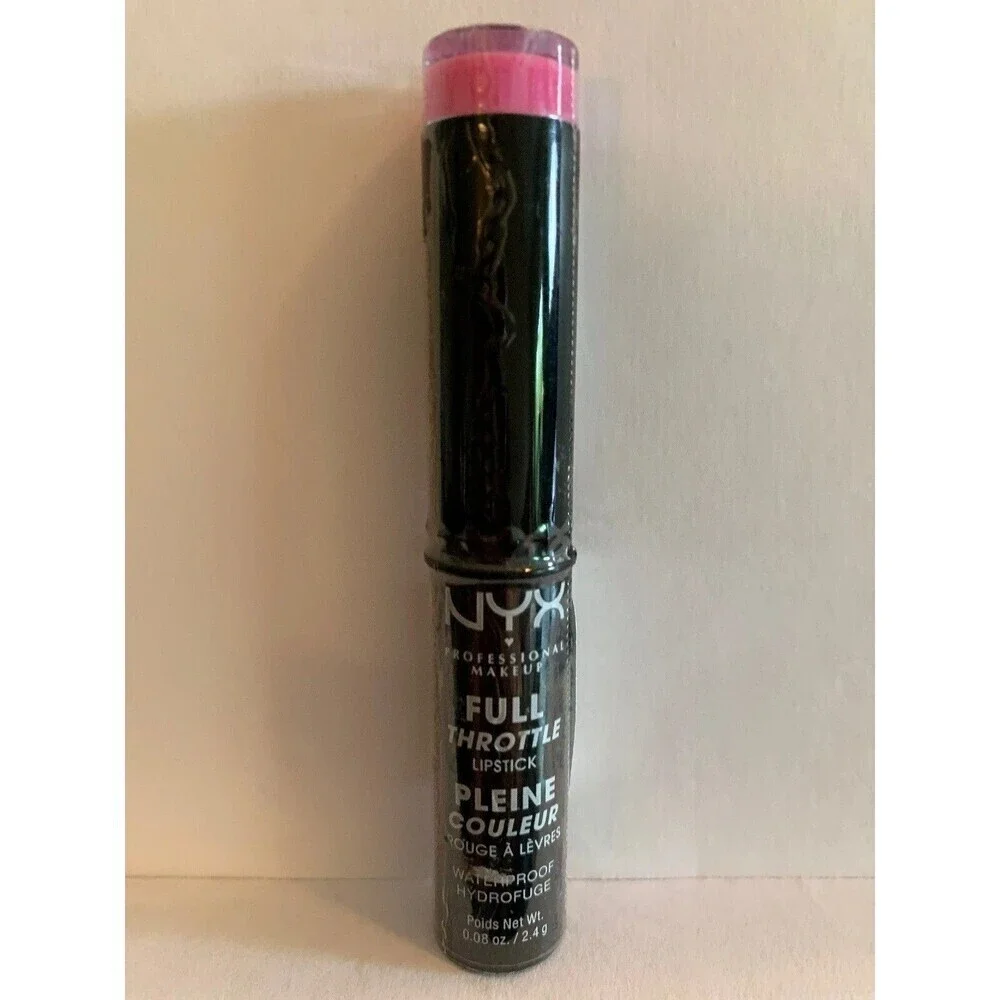 NYX Full Throttle Lipstick Waterproof color FTLS02 Lethal Kiss Full SZ New Seale